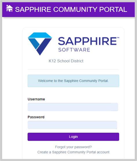 Sapphire Community Portal.